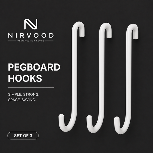 Nirvood Peg Hooks - Small | Set of 3
