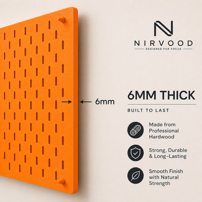 Nirvood Large Pegboard - Square 53x53 cm