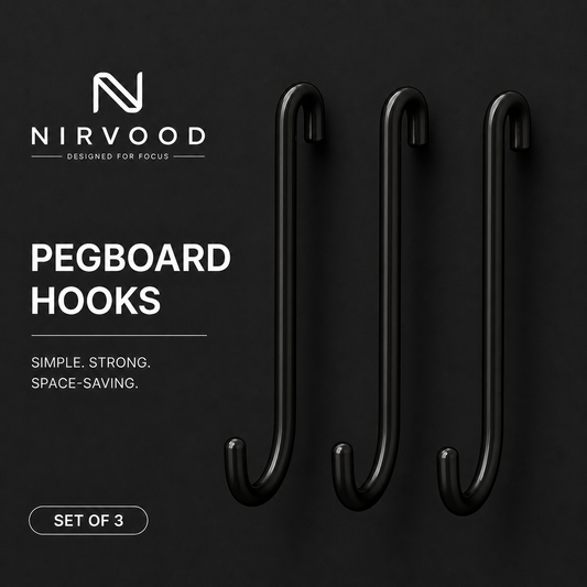 Nirvood Peg Hooks - Small | Set of 3